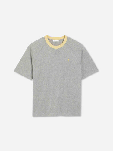Ami Paris Hombre Barcelona Camiseta Cuello Redondo color Gris Claro sku 553-004828 02 - Foto 1