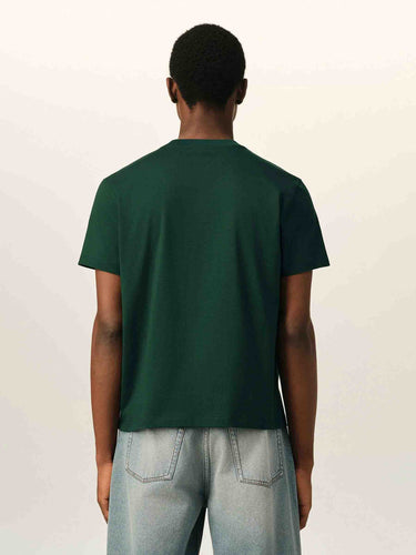 Ami Paris Hombre Barcelona Camiseta Manga Corta color Verde Jungla sku 553-004834 03 - Foto 3