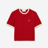 Ami Paris Hombre Barcelona Camiseta Cuello Redondo color Rojo sku 553-004835 01 - Foto 1