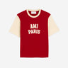 Ami Paris Hombre Barcelona Camiseta Bordado Algodón color Rojo sku 553-004836 01 - Foto 1