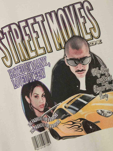 Willy Chavarria Hombre Barcelona Camiseta Stret Moves Buffalo color Marfil sku 553-004838 01 - Foto 4