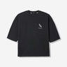 Willy Chavarria Hombre Barcelona Camiseta The Ring color Negro sku 553-004841 01 - Foto 1