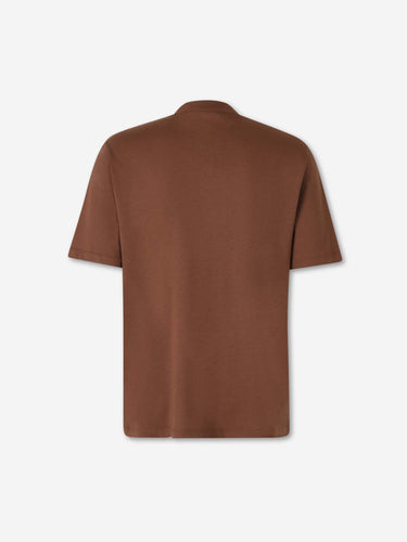 Amiri Hombre Barcelona Camiseta Cuello Redondo color Marrón sku 553-004850 01 - Foto 2