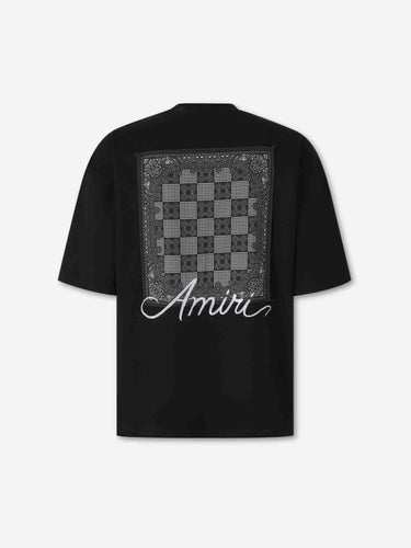 Amiri Hombre Barcelona Camiseta Manga Corta color Negro sku 553-004851 02 - Foto 2