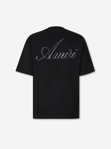 Amiri Hombre Barcelona Camiseta Logo color Negro sku 553-004854 01 - Foto 2