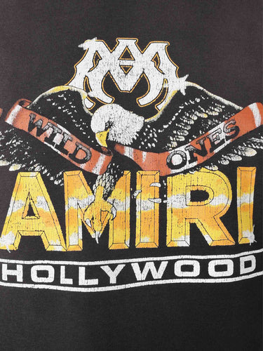 Amiri Hombre Barcelona Camiseta Manga Corta color Negro sku 553-004858 01 - Foto 4