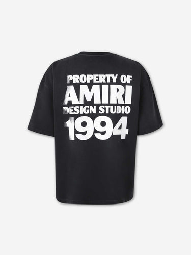 Amiri Hombre Barcelona Camiseta Oversized 1994 color Negro sku 553-004862 01 - Foto 2