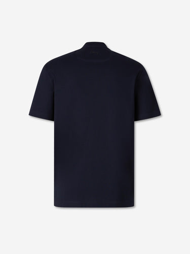 Brioni Hombre Barcelona Camiseta Manga Corta color Azul Noche sku 553-004863 02 - Foto 2