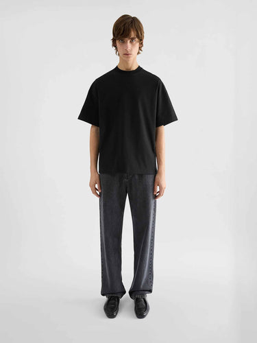 Jil Sander Hombre Barcelona Camiseta Logo Manga Corta color Negro sku 553-004876 01 - Foto 2