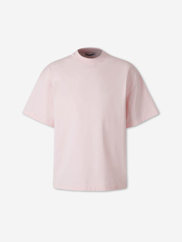 Jil Sander Hombre Barcelona Camiseta Logo Manga Corta color Rosa Palo sku 553-004876 02 - Foto 1