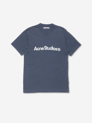 Acne Studios Hombre Barcelona Camiseta Logo color Azul Índigo sku 553-004880 01 - Foto 1