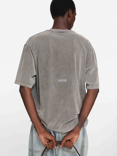 Acne Studios Hombre Barcelona Camiseta Manga Corta color Gris Antracita sku 553-004881 01 - Foto 3