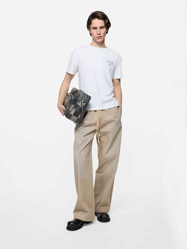 Acne Studios Hombre Barcelona Camiseta 1996 Logo color Blanco sku 553-004884 01 - Foto 2