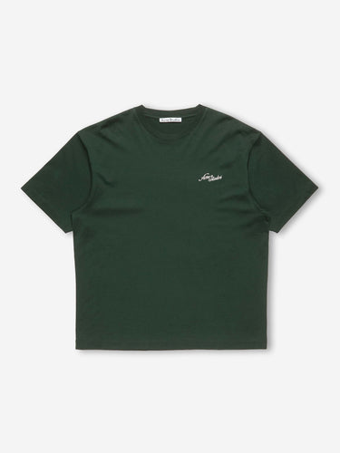 Acne Studios Hombre Barcelona Camiseta Logo color Verde Oscuro sku 553-004885 01 - Foto 1
