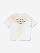 Acne Studios Hombre Barcelona Camiseta Estampado 1996 color Blanco sku 553-004887 01 - Foto 1