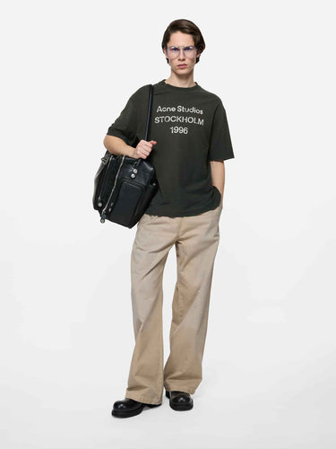Acne Studios Hombre Barcelona Camiseta Estampado 1996 color Gris Antracita sku 553-004887 03 - Foto 2