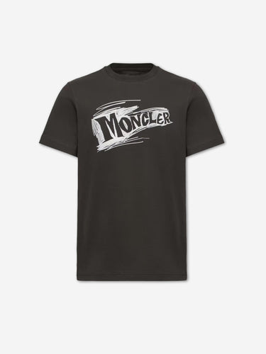 Moncler Hombre Barcelona Camiseta Logo Boceto color Negro sku 553-004899 02 - Foto 1