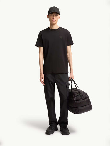 Moncler Hombre Barcelona Camiseta Algodón Logo color Negro sku 553-004901 02 - Foto 2
