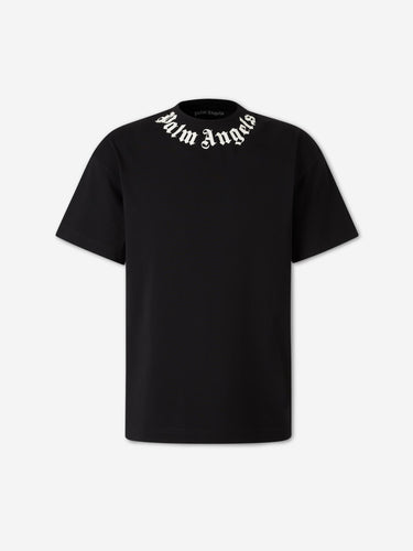 Palm Angels Hombre Barcelona Camiseta Manga Corta Logo color Negro sku 553-004907 02 - Foto 1