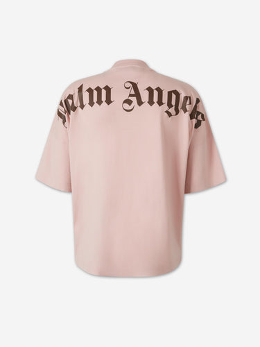 Palm Angels Hombre Barcelona Camiseta Manga Corta color Rosa Palo sku 553-004911 01 - Foto 2