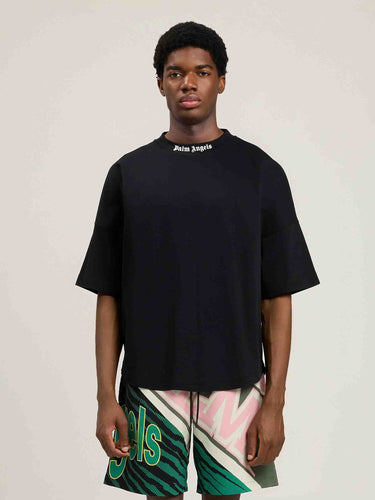 Palm Angels Hombre Barcelona Camiseta Manga Corta color Negro sku 553-004911 02 - Foto 2