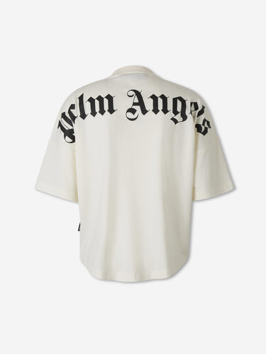 Palm Angels Hombre Barcelona Camiseta Manga Corta color Marfil sku 553-004911 03 - Foto 2