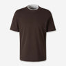 Brunello Cucinelli Hombre Barcelona Camiseta Manga Corta Capas color Marrón sku 553-004919 01 - Foto 1