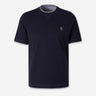 Brunello Cucinelli Hombre Barcelona Camiseta Cuello Redondo color Azul Marino sku 553-004920 02 - Foto 1