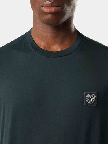 Stone Island Hombre Barcelona Camiseta Cuello Redondo color Verde Jungla sku 553-004923 04 - Foto 4