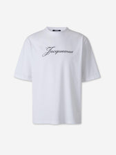 Jacquemus Hombre Barcelona Camiseta Maga Corta color Blanco sku 553-004940 02 - Foto 1