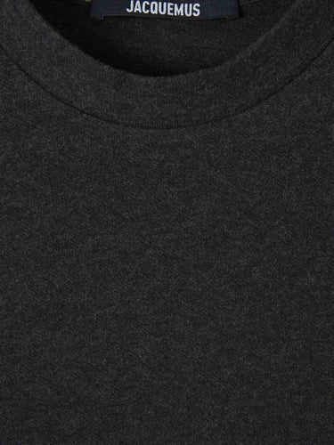 Jacquemus Hombre Barcelona Camiseta Manga Corta Ruban color Gris Antracita sku 553-004944 01 - Foto 3