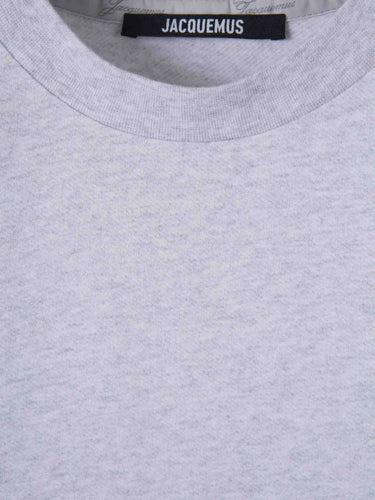 Jacquemus Hombre Barcelona Camiseta Manga Corta Ruban color Gris Claro sku 553-004944 02 - Foto 3
