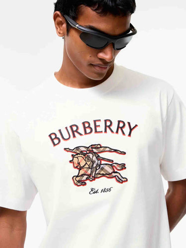 Burberry Hombre Barcelona Camiseta Knight Manga Corta color Blanco sku 553-004974 01 - Foto 3