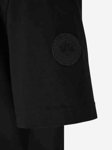 Canada Goose Hombre Barcelona Camiseta Lisa Algodón color Negro sku 553-004976 01 - Foto 4