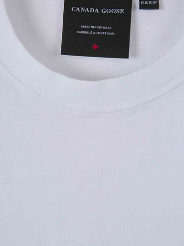 Canada Goose Hombre Barcelona Camiseta Lisa Algodón color Blanco sku 553-004976 02 - Foto 3