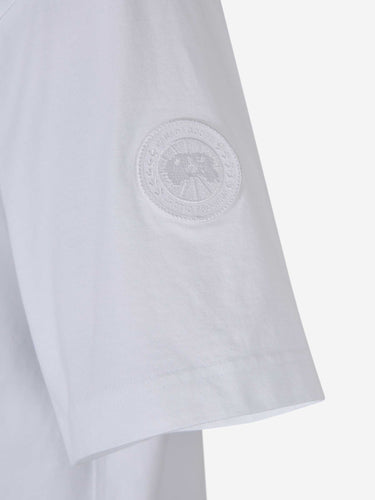 Canada Goose Hombre Barcelona Camiseta Lisa Algodón color Blanco sku 553-004976 02 - Foto 4