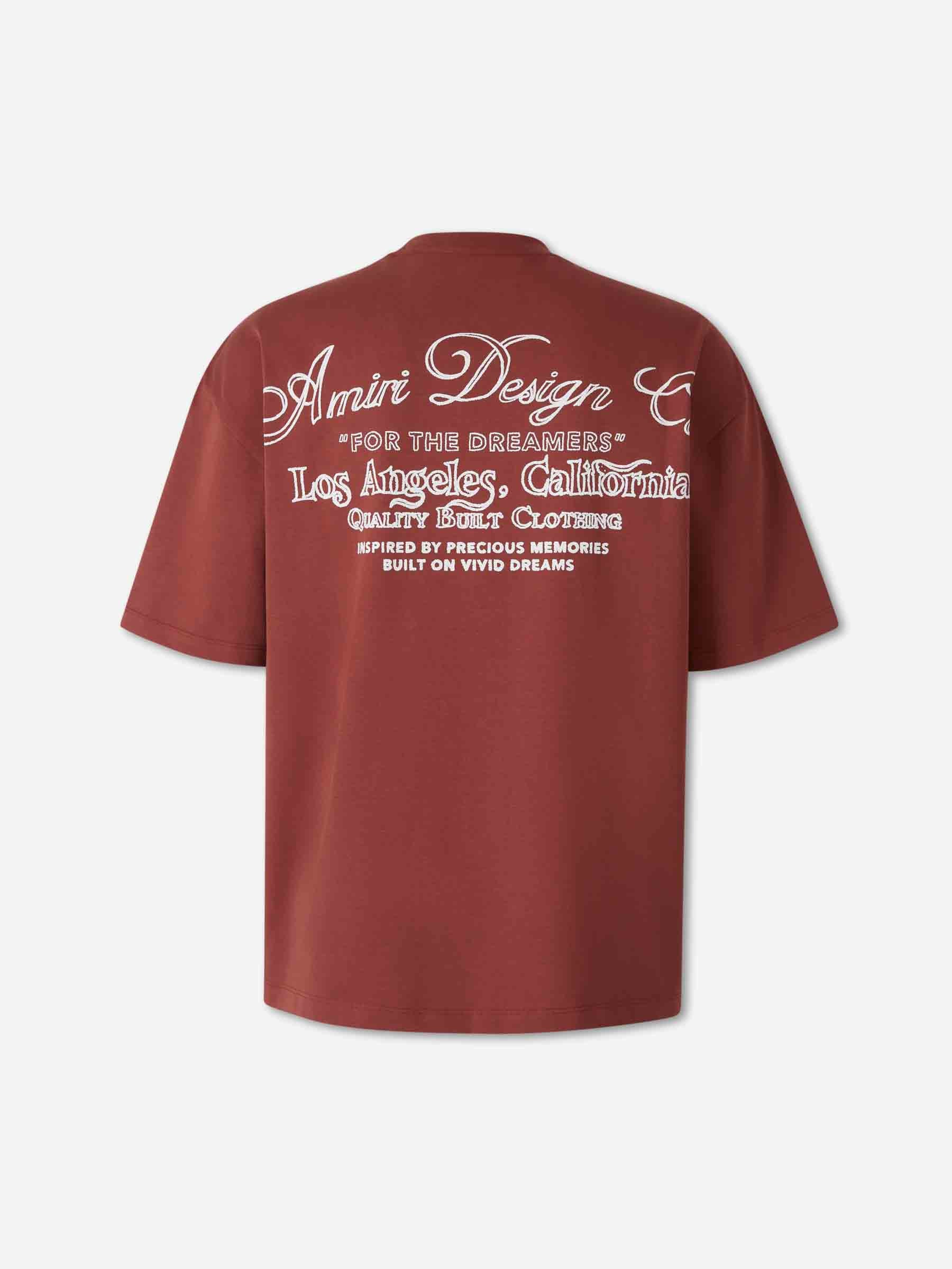 Amiri Hombre Barcelona Camiseta Manga Corta color Terracota sku 553-004977 01 - Foto 2