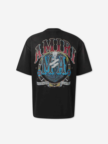 Amiri Hombre Barcelona Camiseta Manga Corta color Negro sku 553-004978 01 - Foto 2