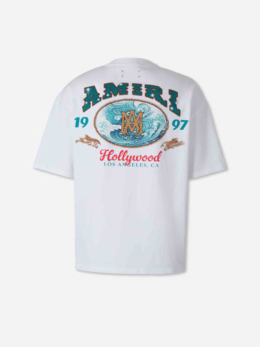 Amiri Hombre Barcelona Camiseta Manga Corta color Marfil sku 553-004979 01 - Foto 2