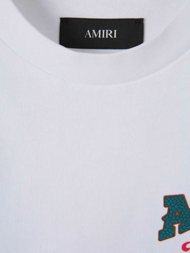 Amiri Hombre Barcelona Camiseta Manga Corta color Marfil sku 553-004979 01 - Foto 3