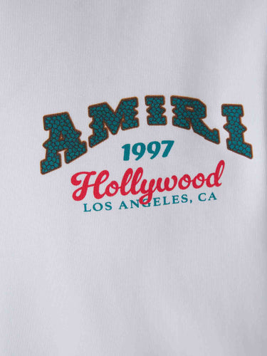 Amiri Hombre Barcelona Camiseta Manga Corta color Marfil sku 553-004979 01 - Foto 4
