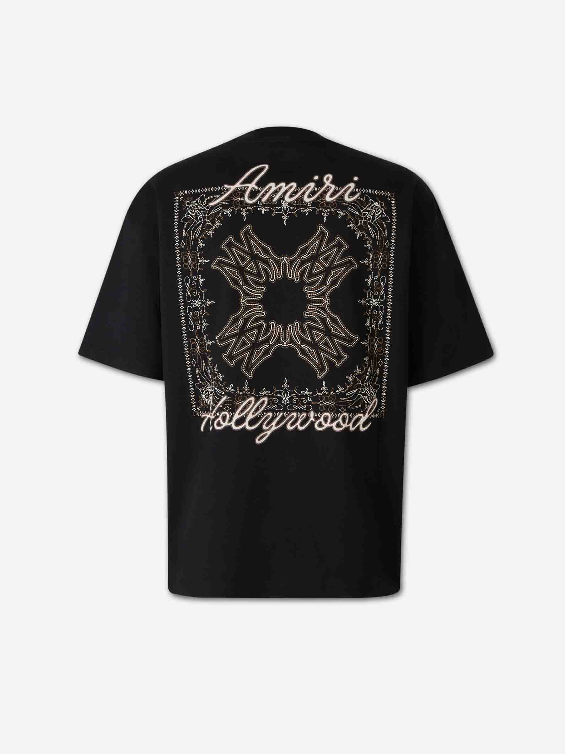 Amiri Hombre Barcelona Camiseta Manga Corta color Negro sku 553-004980 01 - Foto 2