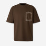 Amiri Hombre Barcelona Camiseta Manga Corta color Marrón Oscuro sku 553-004980 02 - Foto 1