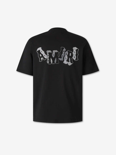 Amiri Hombre Barcelona Camiseta Manga Corta color Negro sku 553-004981 01 - Foto 2