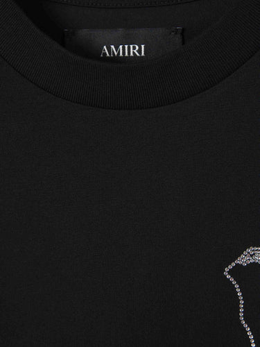 Amiri Hombre Barcelona Camiseta Manga Corta color Negro sku 553-004981 01 - Foto 3