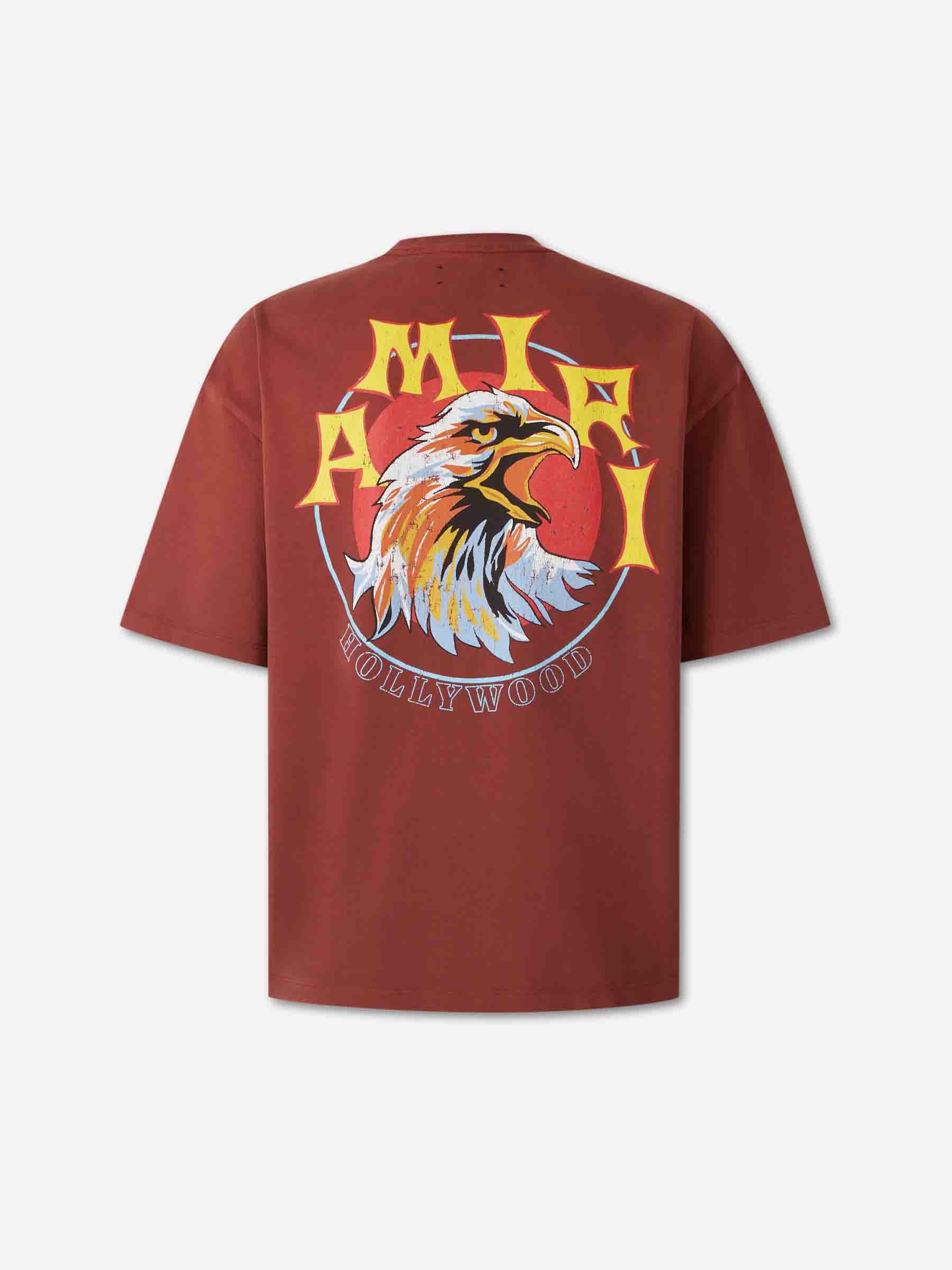 Amiri Hombre Barcelona Camiseta Manga Corta color Terracota sku 553-004982 01 - Foto 2