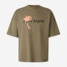 Palm Angels Hombre Barcelona Camiseta Manga Corta color Verde Militar sku 553-005000 01 - Foto 1