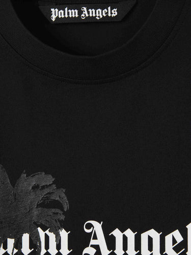 Palm Angels Hombre Barcelona Camiseta Manga Corta color Negro sku 553-005000 02 - Foto 3