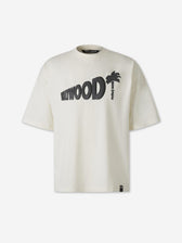 Palm Angels Hombre Barcelona Camiseta Manga Corta color Marfil sku 553-005001 01 - Foto 1