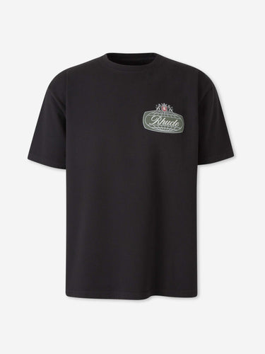 Rhude Hombre Barcelona Camiseta Safari Crest color Negro sku 553-005003 01 - Foto 1